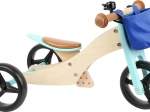 Træ-løbecykel 2-i-1 TRIKE turkis