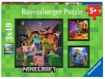 Ravensburger Minecraft Biomer Puslespil 3x49 stk