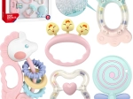 WOOPIE Baby sæt med sensoriske bideringe og rangler