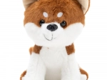 Plys hund Shiba Inu brun-hvid 20 cm