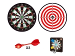 Dobbeltsidet magnetisk dartskive 15 cm med 3 pile