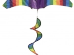 Farverig drage med roterende regnbue