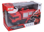 RC autorobot brandmænd 26 cm med vandkanon og transformation
