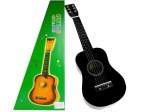 Klassisk Træk Guitar med Plektar Sort 60 cm