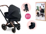 Dukkevogn Cybex 3 i 1 sort