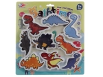 Vandklistermærker dinosaurer til børn
