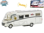 Kids Globe Traffic campingvogn CARTHAGO 16 cm med lys og pull-back
