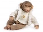 Realistisk babyabe med blødt krop 32 cm