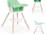 Højstol til børn 2-i-1, grøn, ECOTOYS