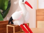 Plysbamse stork – blød krammelegetøj 37 cm