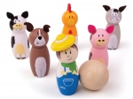Trækegler bondegård fra Bigjigs Toys