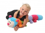 Plysbamse-caterpillar 90 cm