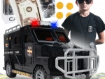 Sparekasse pengeskab politibil SWAT