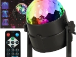 LED RGB disco kugle med fjernbetjening