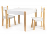 Børnesæt bord og to stole ECOTOYS