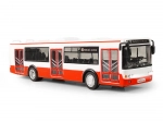 Talende bus på tjekkisk 28 cm rød med pull-back, lys og lyde