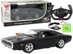 Fjernstyret bil Dodge Charger 1:16 sort
