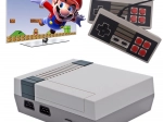 retro mini spillekonsol med 620 indbyggede spil og 2 controllere