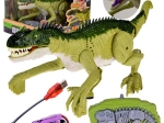 Grøn fjernstyret dinosaur med fjernbetjening