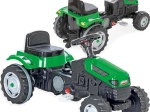 Traktor med pedaler grøn