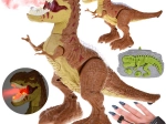 RC dinosaur styret med gestus og fjernbetjening, lys, lyde og damp