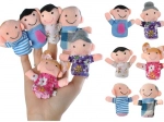 Sæt fingerdukker – familie, 6 stk.