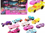 sæt med metalbiler til piger – 10 stk.