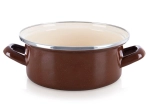Emaljeret gryde Brown 20,5 cm, 2,2 l