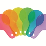 Farverige plastskiver til børn