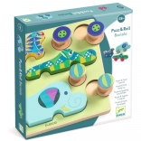 Djeco indsætningspuslespil dyrebiler