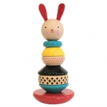 Træstablings­tårn kanin