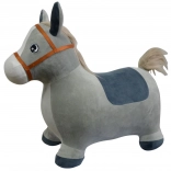 Hoppe-æsel til børn med opbevaringspose og pumpe