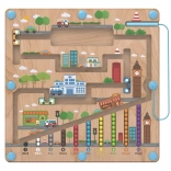 Magnetisk trælegeplade City