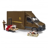 UPS Delivery Bruder MB Sprinter med figur og tilbehør