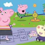 Minipuslespil 54 brikker PEPPa PIG – Lykkelig dag