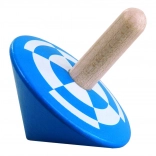 DETOA snurretop i træ – blå