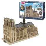 3D puslespil Katedralen Notre-Dame fra CubicFun