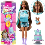 Barbie Party Unboxed fødselsdagspige med corgi-hund