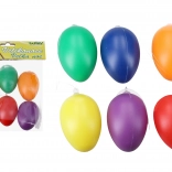 Dekorative farvede plastæg til ophængning 6 cm
