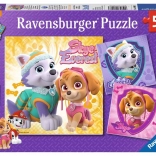 Ravensburger puslespil Paw Patrol – Skye og Everest 3×49 brikker