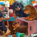 Puslespil gravhunde 300 XL brikker DINO