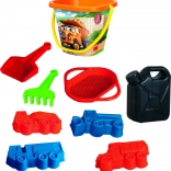 DINO TATRA sand-sæt i dunk – 9 dele