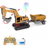 Gravemaskine 4-i-1 med trailer med fjernbetjening 45 cm