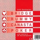 Klassiske franske spillekort til canasta og joker