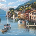 Puslespil Landsby på vandet 500 brikker