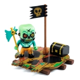 Djeco Arty Toys figur pirat med skat