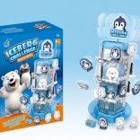 Færdighedsspil med balancerende bjørne og pingviner