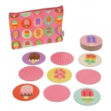 Farverigt pexeso Isvafler til børn fra Petit Collage