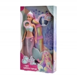 Dukke Steffi Havfrue med Magisk Lysende Hale