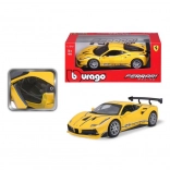 Metalmodel Bburago 1:24 Ferrari 488 Challenge gul